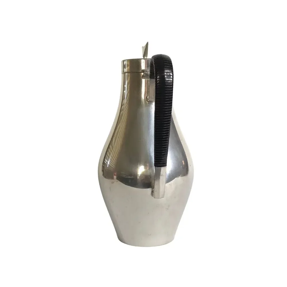 Reed & Barton MCM Pewter Coffee Pot, Denmark Pattern, John Prip Designer